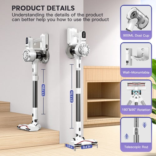 Aspirateur sans fil Teendow V08 Pro 25 kPa Aspirateur sans fil Teendow V08 Pro 25 kPa